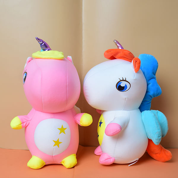 Cute Angel Unicorn Doll Stuffed Toys with Pony Sleeping Doll Birthday Gifts Living Room Decorations.