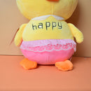 Soft And Cute Glassy Cotton Duck Stuff Toy, Kids Stuffed Toy. Best for Gifts.