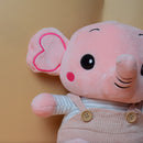 Soft And Cute Elephant Dress Heart Big Ear Cute Cartoon Stuffed Animal Toy. Best For Gifts