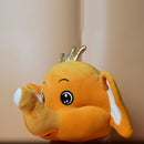 Elephant Have Crown Soft Toy Animal Plush Teddy for Kids Birthday Gifts Toys Baby Boys Girls Stuffed Toy