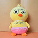 Soft And Cute Glassy Cotton Duck Stuff Toy, Kids Stuffed Toy. Best for Gifts.
