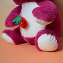 Disney Toy Story Lotso Bear Hugs Plush Pillow Toys with Attached Strawberry Soft Stuffed Cartoon Animation Baby Appease Toy Doll Gift