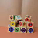 3D EVA Alphabet Cubes Kids Building Block Construction Soft Foam Toy Intelligence Development Educational Toys Children Toys