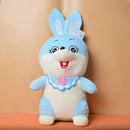 Cute Colorful Rabbit Plush Toys Bunny Stuffed Animal Baby Doll Girls And Boys. Stuff Toy with Blanket(price for 1 piece)