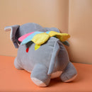 Cute Elephant Fluffy Plush Toys With Blanket, Elephant Stuffed Toy Cute Gift for your Loved Ones.(price for 1 piece)