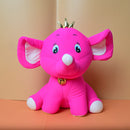 Elephant Stuffed Animal Toys with Attached Head Crown Soft Kid Child Birthday gift. (price for 1 piece)
