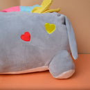Cute Elephant Fluffy Plush Toys With Blanket, Elephant Stuffed Toy Cute Gift for your Loved Ones.(price for 1 piece)