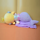 Mermaid Pillow Blanket Cartoon Multifunctional Nap Air Conditioning Blanket Car Cushion Soft Toy with Blanket. (price for 1 piece)