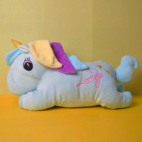 Unicorn Plush Doll Cute Filled With Blanket | Baby Sleeping Pillow Children Bedroom Decoration Toy