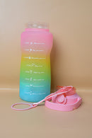 Leak-Proof Sports Bottle, Motivational Water Bottle with Time Marking for Sports, Cycling, Gym, Outdoor. (price for 1 piece)