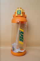 Sports water bottle with carry handle 