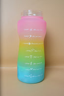 Leak-Proof Sports Bottle, Motivational Water Bottle with Time Marking for Sports, Cycling, Gym, Outdoor. (price for 1 piece)