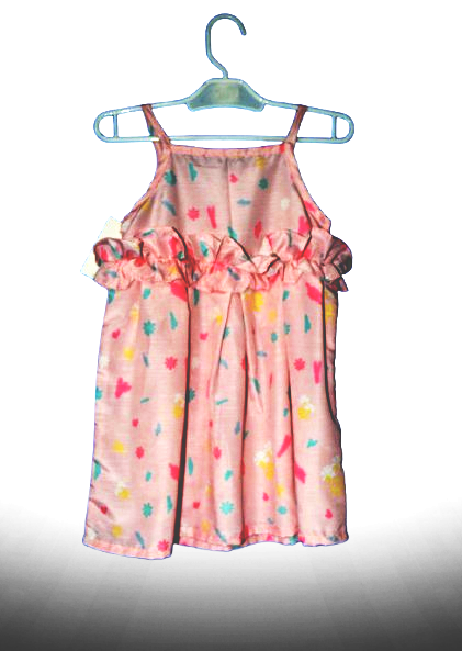 Little Pink Flower Top Age (0 to 07) Years