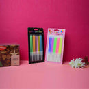 Birthday Color Flame Candles. ( Pack Of 10)