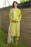 ZB  Embroidered Shirt Shalwar Dupatta - 0081