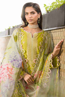 ZB  Embroidered Shirt Shalwar Dupatta - 0081