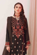 ZB  Embroidered Shirt Shalwar Dupatta - 0357