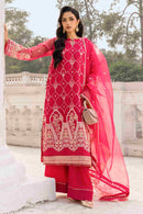 ZB  Embroidered Shirt Shalwar Dupatta - 4202