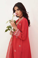 ZB  Embroidered Shirt Shalwar Dupatta - 0358