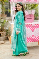 ZB  Embroidered Shirt Shalwar Dupatta - 4029