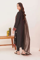 ZB  Embroidered Shirt Shalwar Dupatta - 0357