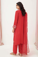 ZB  Embroidered Shirt Shalwar Dupatta - 0358
