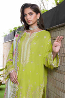 ZB  Embroidered Shirt Shalwar Dupatta - 0081