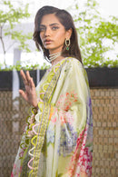 ZB  Embroidered Shirt Shalwar Dupatta - 0081