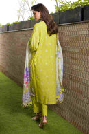 ZB  Embroidered Shirt Shalwar Dupatta - 0081