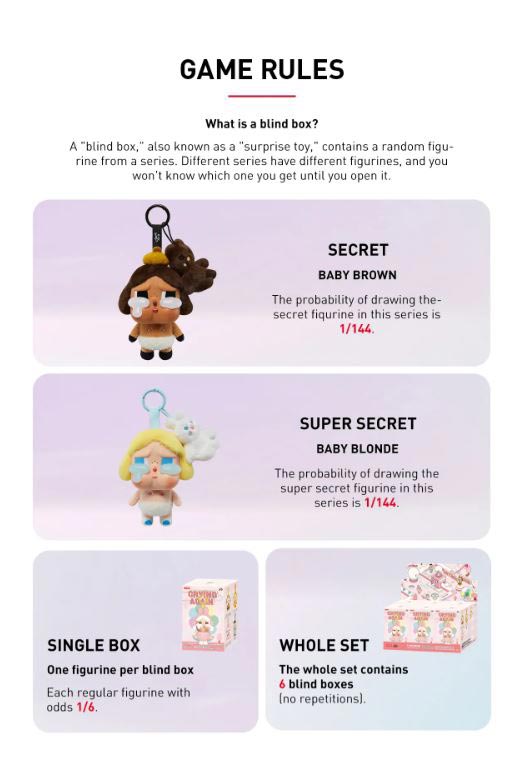 CRYBABY Crying Again Series-Vinyl Face Plush Blind Box (ORIGINAL POP MART PRODUCT)