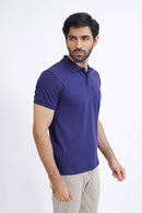 Soft Cotton Polo For Men's (Blue)
