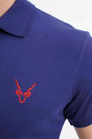 Soft Cotton Polo For Men's (Blue)