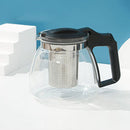 Simple Fashion Glass Teapot Set 900ml. (Black)