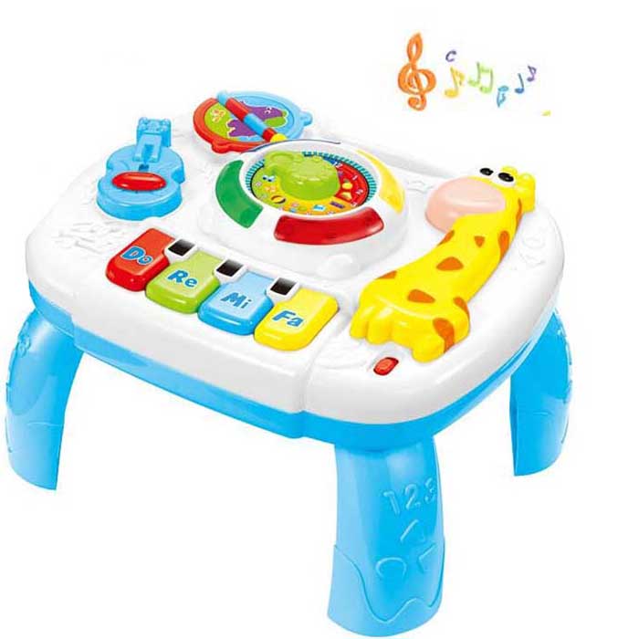 Music Table Toy For Children With Soft Sound and Animals Cartoons Shape