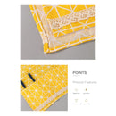 Geometry Pattern Dust-Proof Top Cover for Refrigerator/Washing Machine (Yellow)