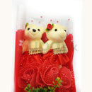 Medium Size  Decoration Teddy Bear Flower Bouquet