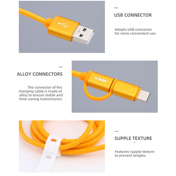 2-in-1 Sync and Charge Cable