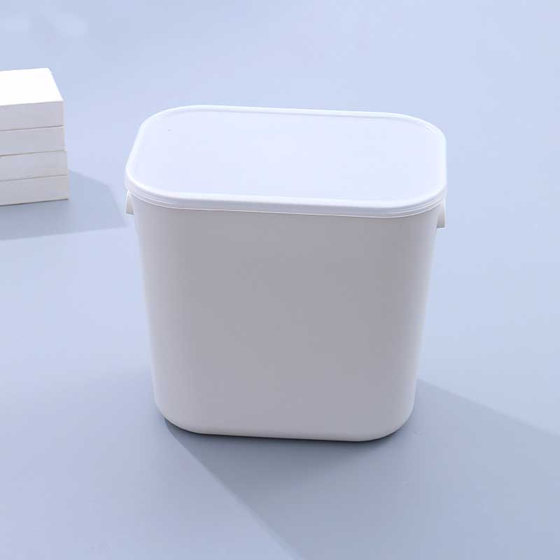 8L Simple Plastic Storage Container(White)