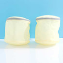 Simple Contrast Color Series Laundry Bags Set for Underwear(Yellow)(2 PCS)