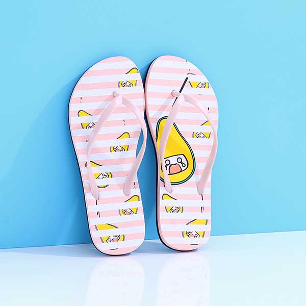 Avocado flip flops for ladies (Pink, 37)
