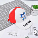 Cartoon Baseball Caps For Men Women Children Printed Summer Caps Amine Cosplay Sun Dad Hat - red