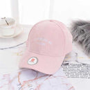 Small English Flash Baseball Cap (Pink)
