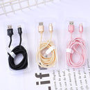 Nylon Braided 2M Type-C Sync Charging Cable (Black) (Price For 1 Piece)