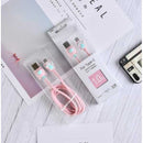 TYPE-C cartoon data cable (pink)