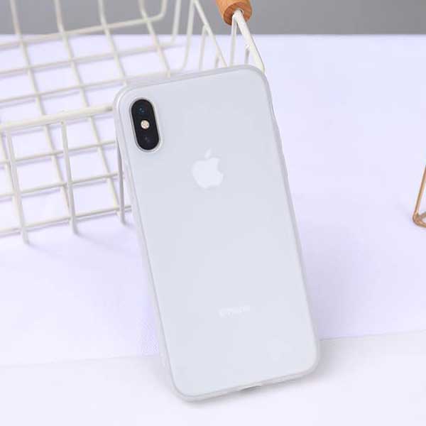 IPhoneX transparent frosted mobile phone case