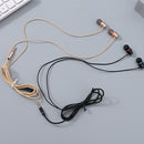 Nordic Style Vogue Metal Earphones-UE100 (Night Black)