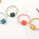 Lovely Four Leaf Clover Charm Hair Tie For Children