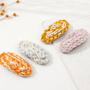 Braided Yarn Hair Clips 