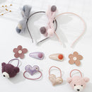 Lovely Bear Children's Hair Accessory Set