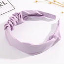 Simple Purple Pleated Headband